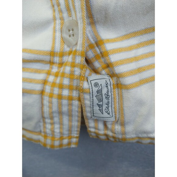 Eddie Bauer Shacket Women's Medium Plaid Sherpa Lined Flannel Shirt Jacket - Picture 6 of 7